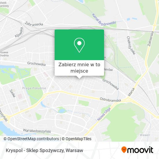 Mapa Kryspol - Sklep Spożywczy