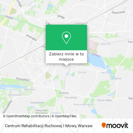 Mapa Centrum Rehabilitacji Ruchowej I Mowy