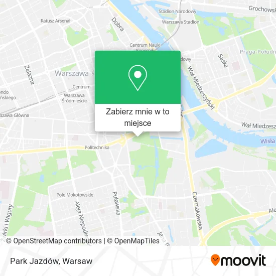 Mapa Park Jazdów