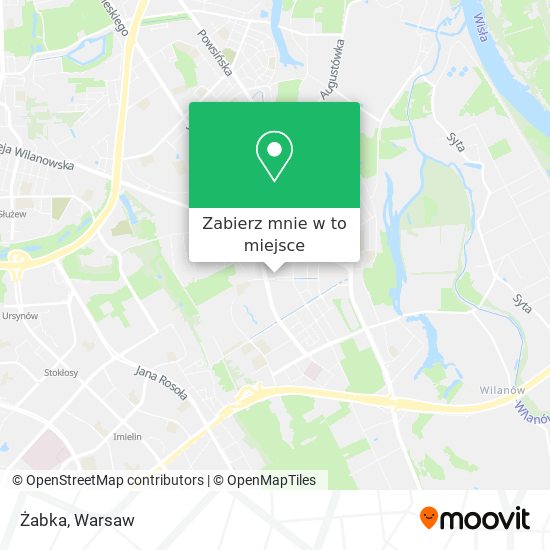 Mapa Żabka