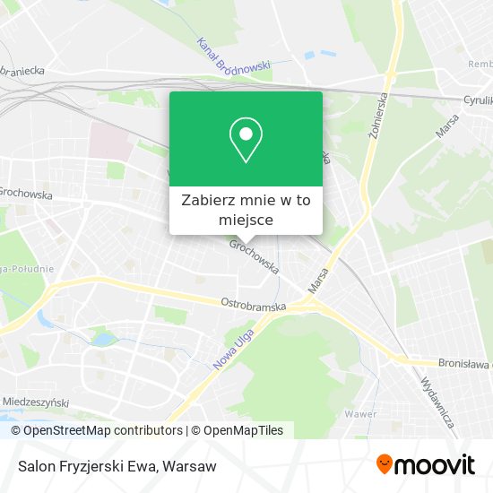 Mapa Salon Fryzjerski Ewa