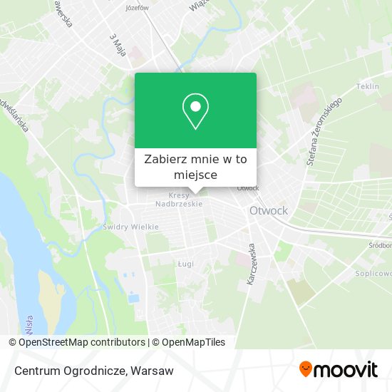 Mapa Centrum Ogrodnicze