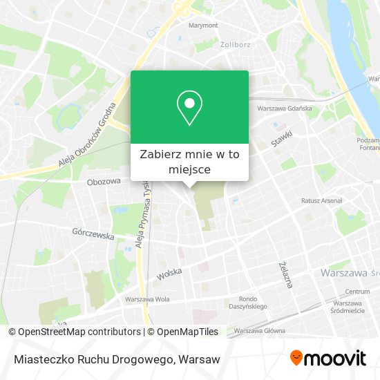 Mapa Miasteczko Ruchu Drogowego