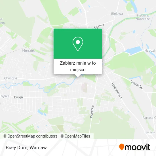 Mapa Biały Dom