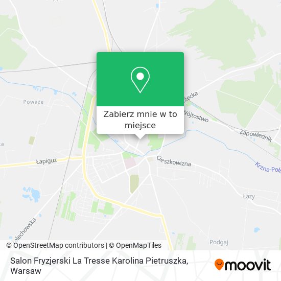 Mapa Salon Fryzjerski La Tresse Karolina Pietruszka