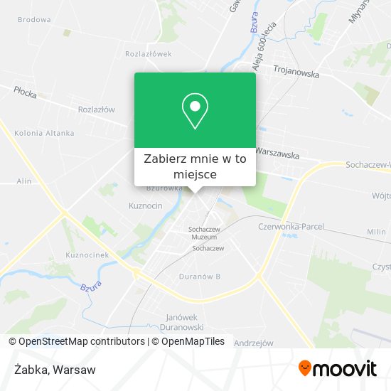 Mapa Żabka