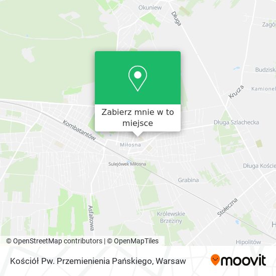 Mapa Kościół Pw. Przemienienia Pańskiego