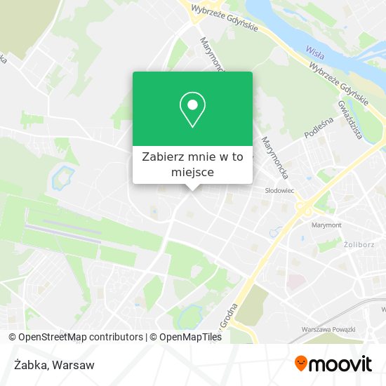 Mapa Żabka