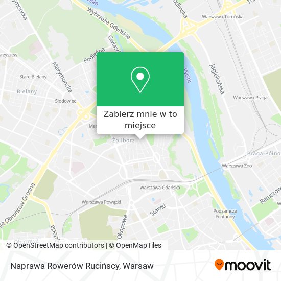 Mapa Naprawa Rowerów Rucińscy