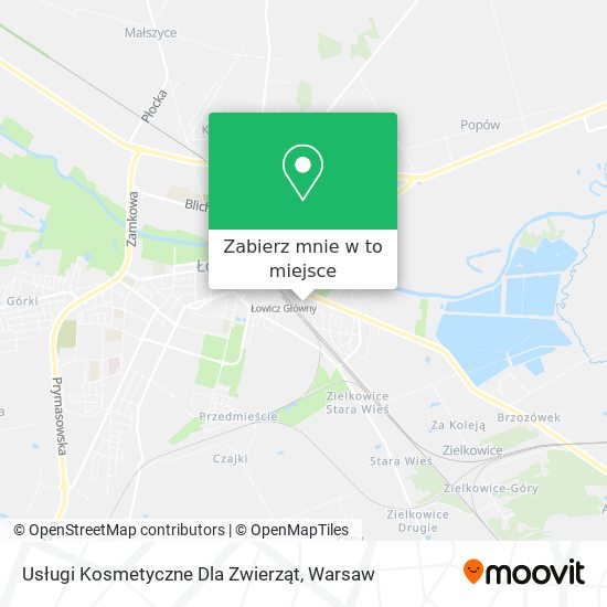 Mapa Usługi Kosmetyczne Dla Zwierząt