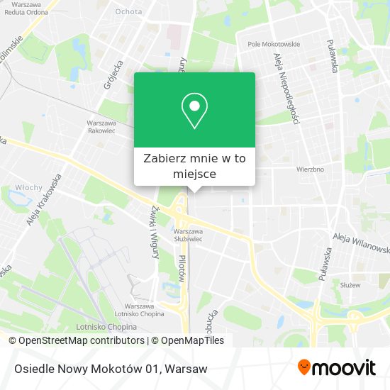 Mapa Osiedle Nowy Mokotów 01