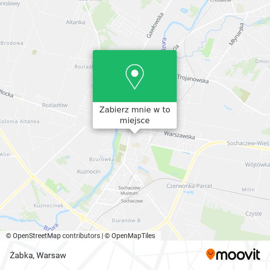 Mapa Żabka