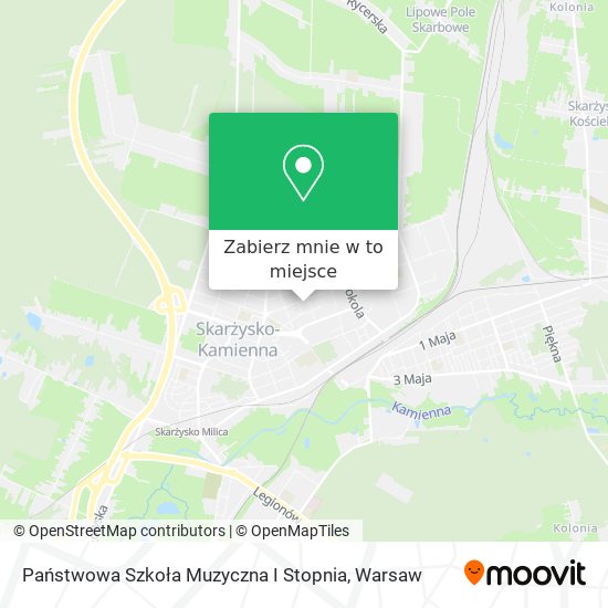 Mapa Państwowa Szkoła Muzyczna I Stopnia