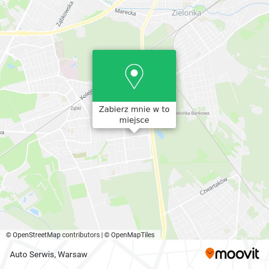 Mapa Auto Serwis