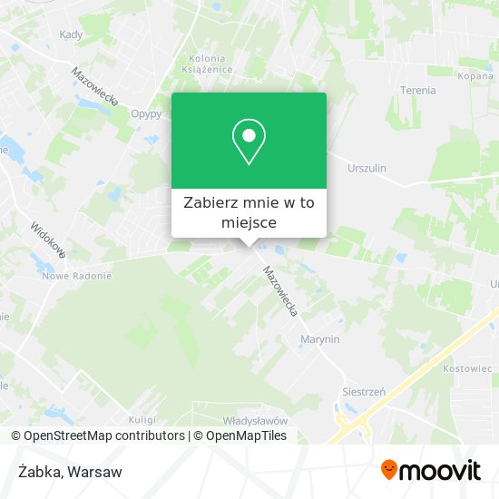 Mapa Żabka