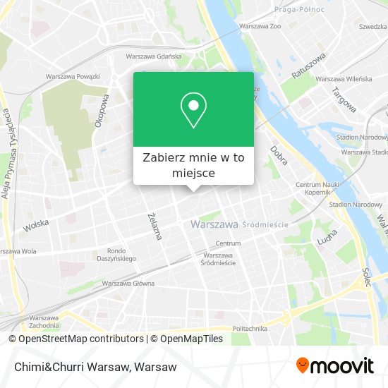 Mapa Chimi&Churri Warsaw