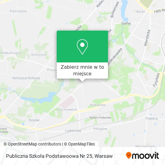 Mapa Publiczna Szkoła Podstawoowa Nr 25