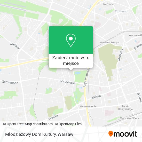 Mapa Młodzieżowy Dom Kultury