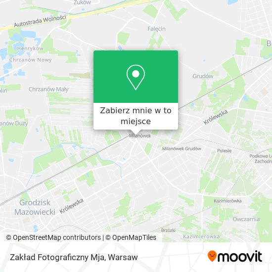 Mapa Zakład Fotograficzny Mja