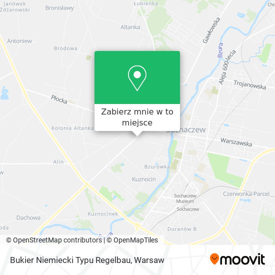 Mapa Bukier Niemiecki Typu Regelbau