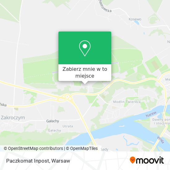 Mapa Paczkomat Inpost