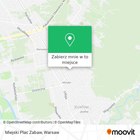 Mapa Miejski Plac Zabaw