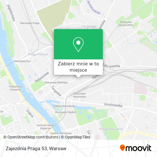 Mapa Zajezdnia Praga 53