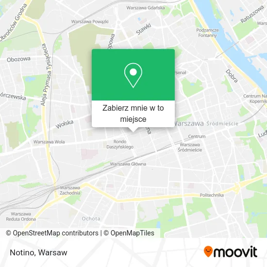 Mapa Notino