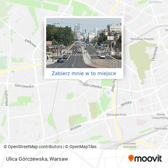 Mapa Ulica Górczewska