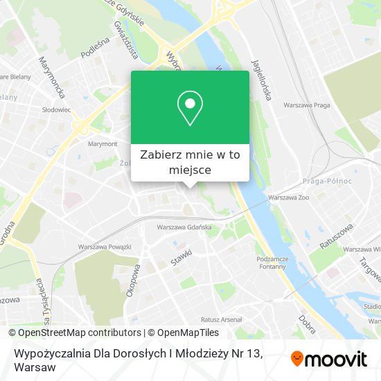 Mapa Wypożyczalnia Dla Dorosłych I Młodzieży Nr 13