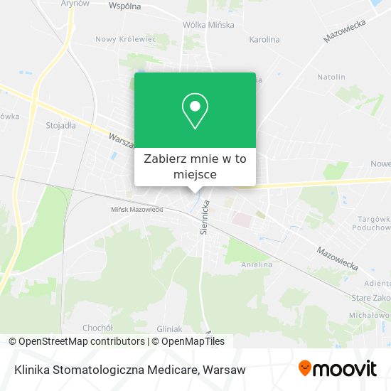 Mapa Klinika Stomatologiczna Medicare