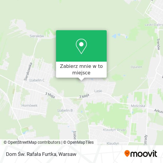 Mapa Dom Św. Rafała Furtka