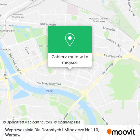 Mapa Wypożyczalnia Dla Dorosłych I Młodzieży Nr 110