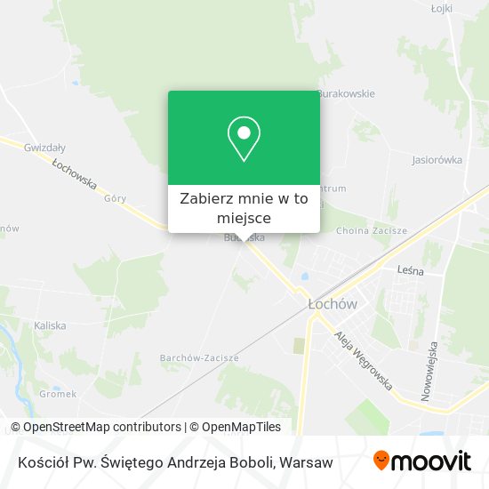 Mapa Kościół Pw. Świętego Andrzeja Boboli