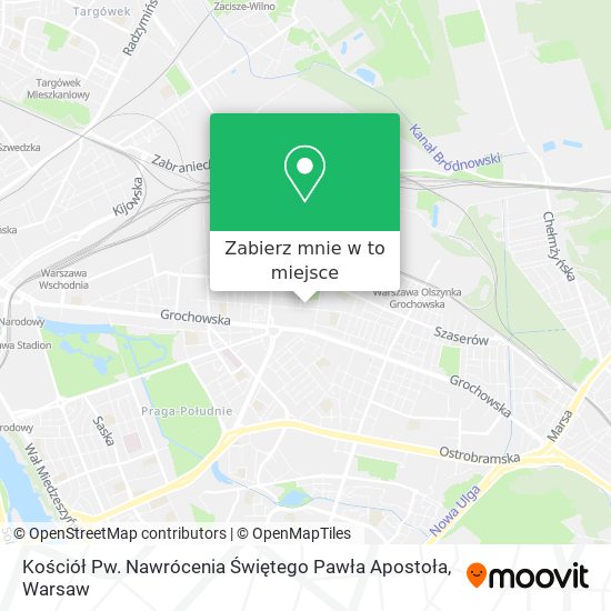 Mapa Kościół Pw. Nawrócenia Świętego Pawła Apostoła