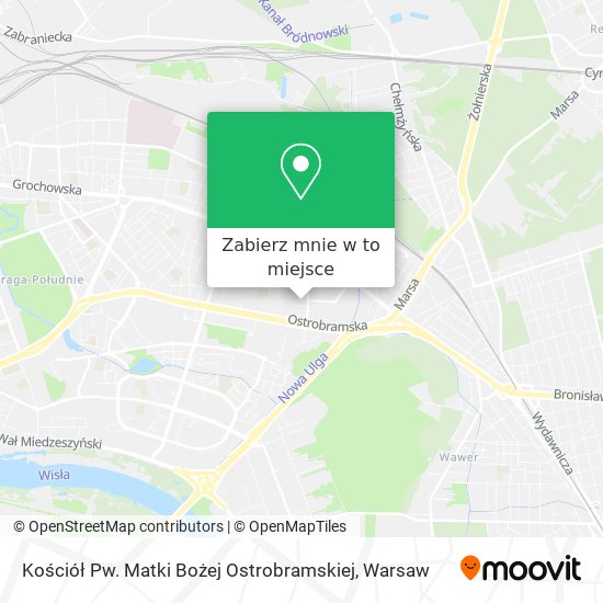 Mapa Kościół Pw. Matki Bożej Ostrobramskiej