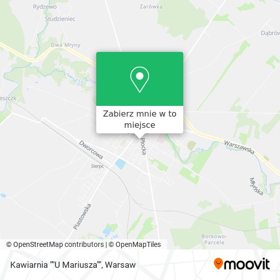 Mapa Kawiarnia ""U Mariusza""