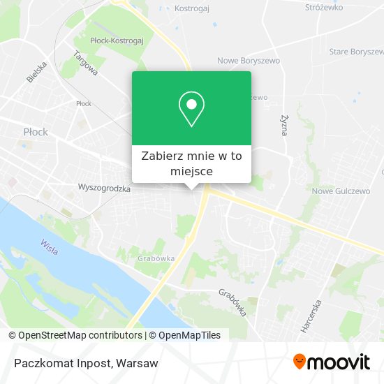 Mapa Paczkomat Inpost