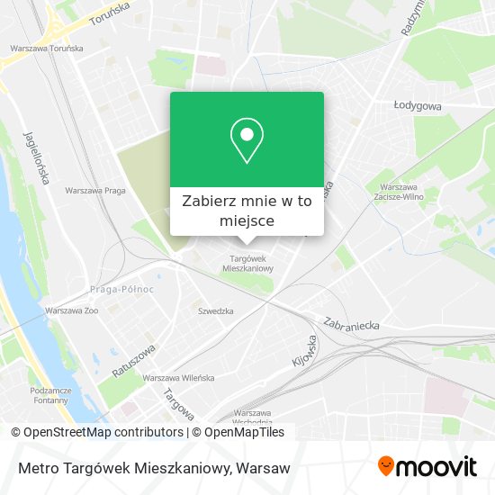 Mapa Metro Targówek Mieszkaniowy