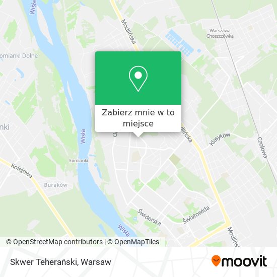 Mapa Skwer Teherański