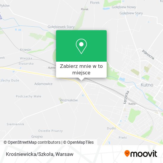 Mapa Krośniewicka/Szkoła