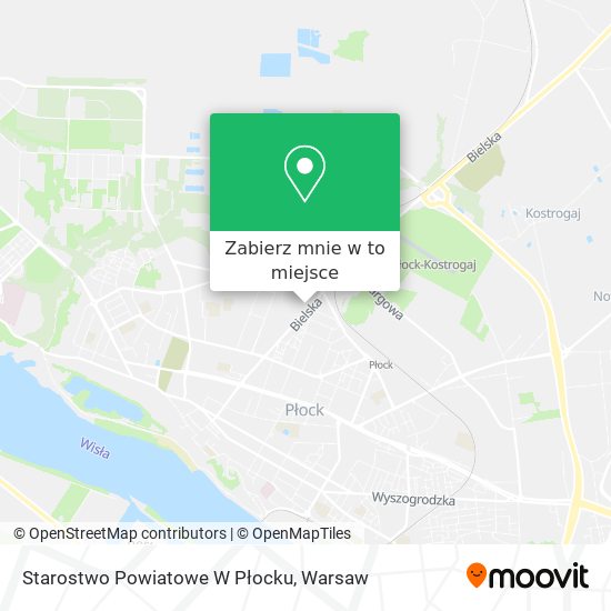 Mapa Starostwo Powiatowe W Płocku