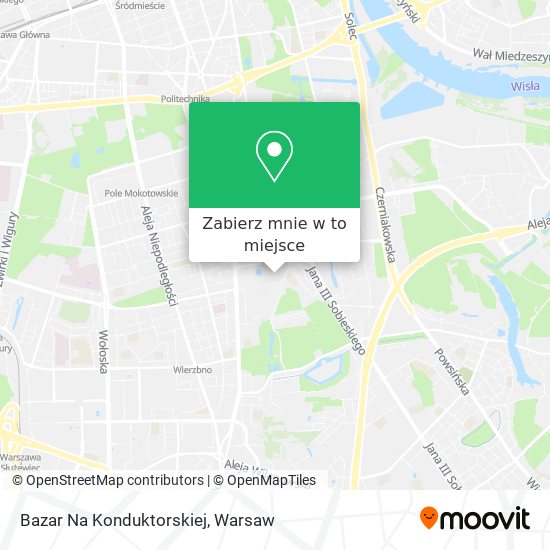 Mapa Bazar Na Konduktorskiej