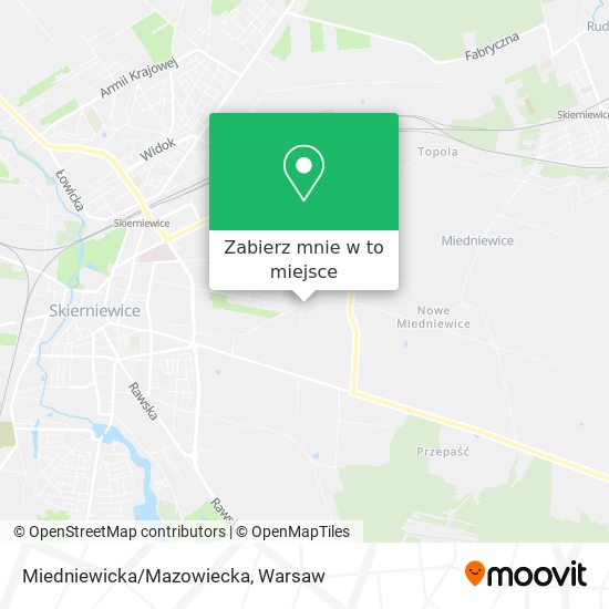 Mapa Miedniewicka/Mazowiecka