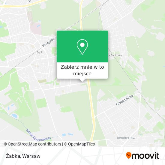 Mapa Żabka