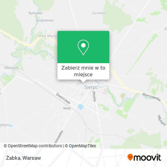 Mapa Żabka