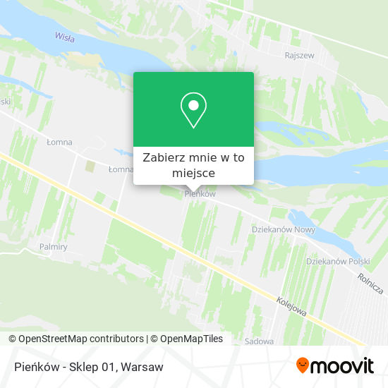 Mapa Pieńków - Sklep 01