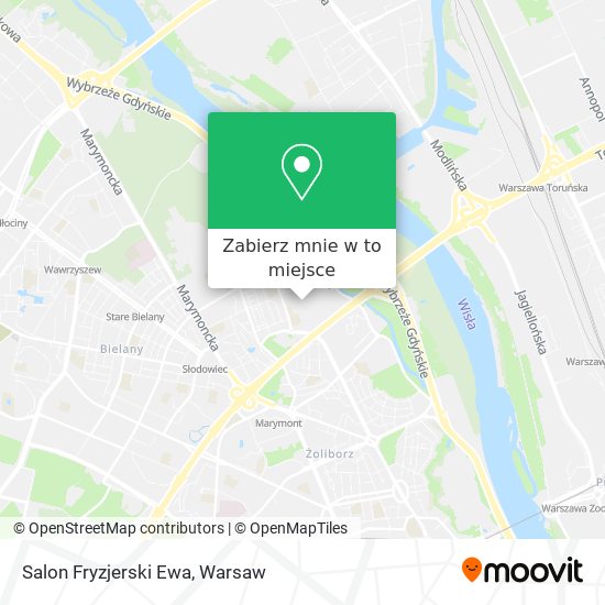 Mapa Salon Fryzjerski Ewa