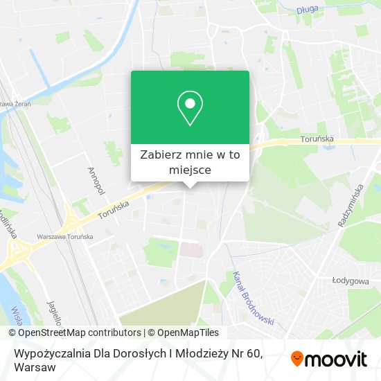 Mapa Wypożyczalnia Dla Dorosłych I Młodzieży Nr 60