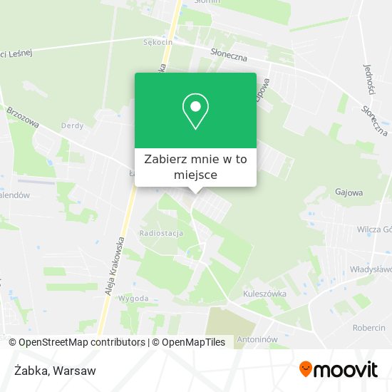 Mapa Żabka